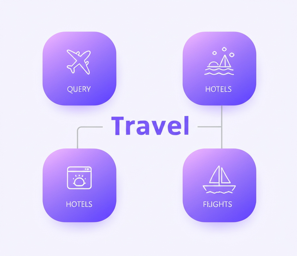 Travel preferences selection interface